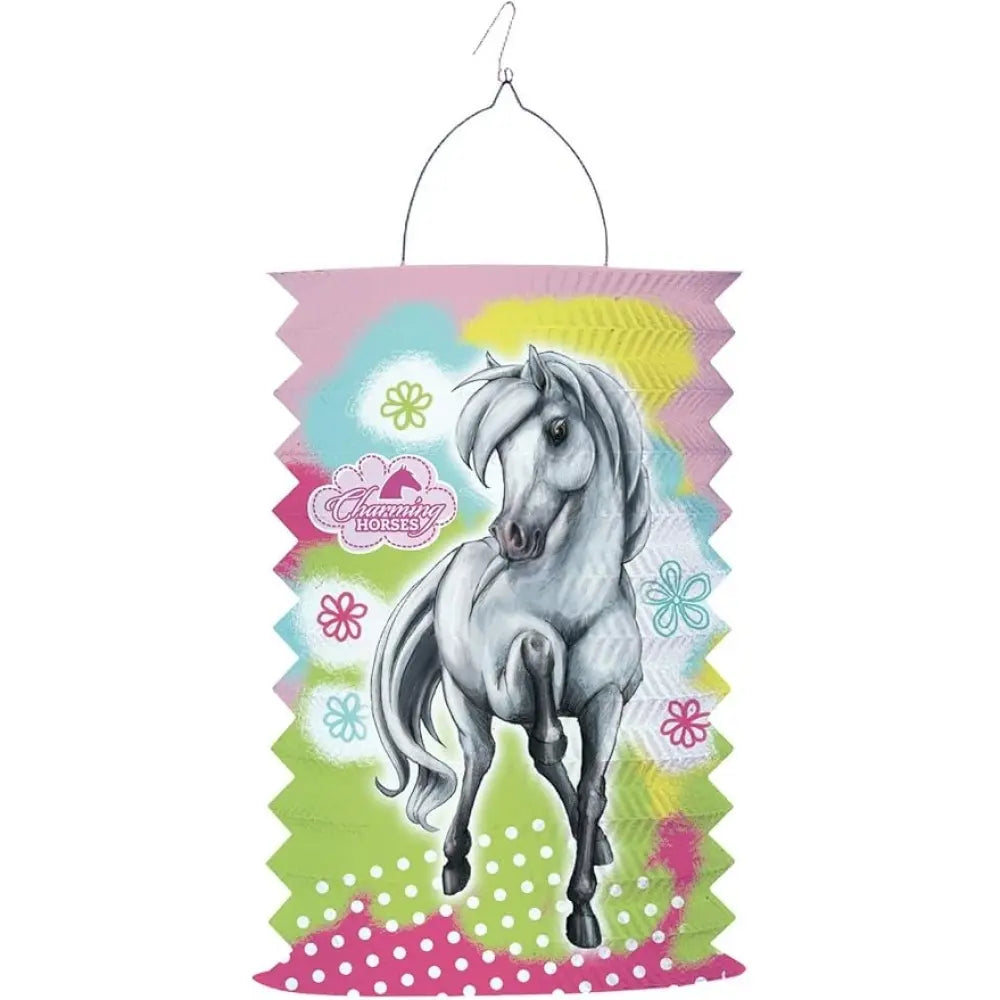 Lampion "Charming Horse" - H28cm