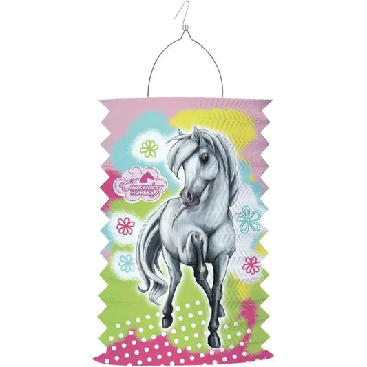 Lampion "Charming Horse" - H28cm