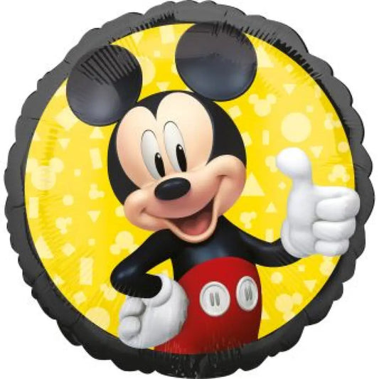 Ballon Alu Rond 43cm - Mickey