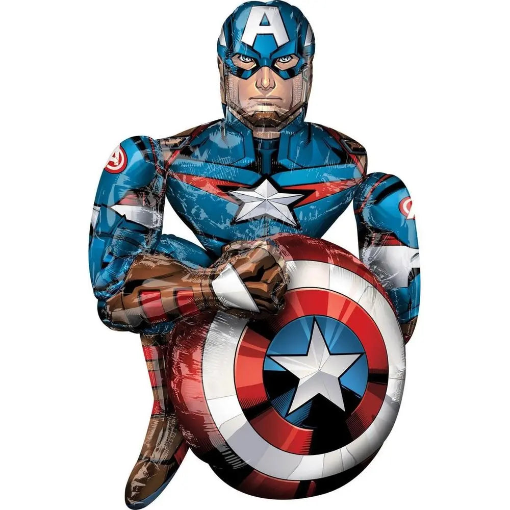 Ballon Alu - Captain America - H99cm