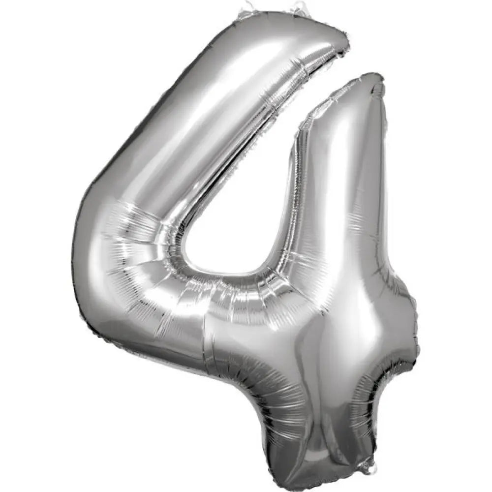 Ballon Métallisé Argent 86cm - 4
