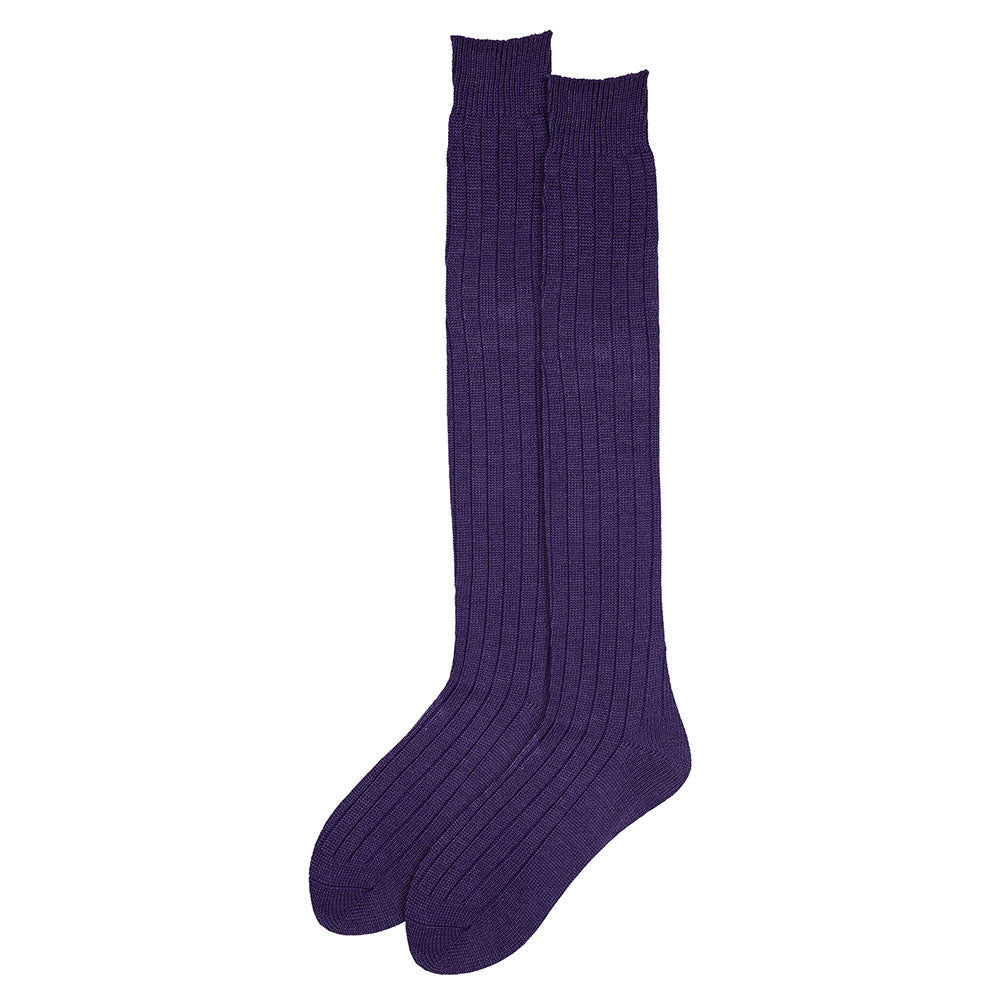 Chaussettes hautes épaisses Violet 41/47