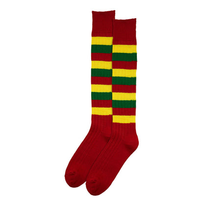 Chaussettes hautes épaisses Rouge/Jaune/Vert 41/47