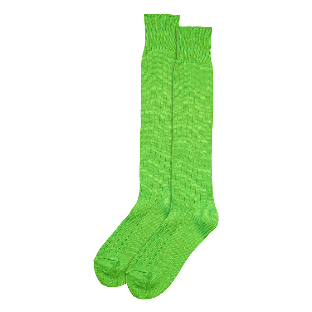 Chaussettes hautes épaisses Vert fluo 41/47