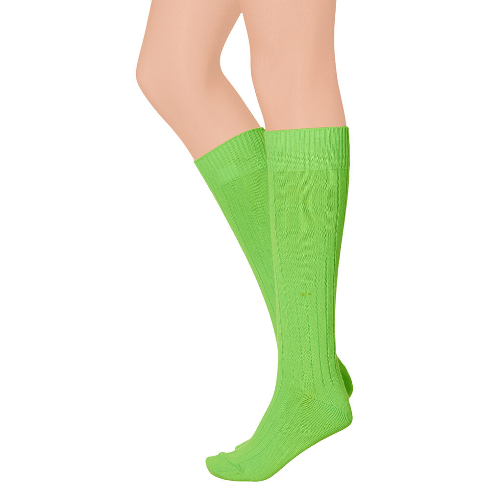 Chaussettes hautes épaisses Vert fluo 41/47