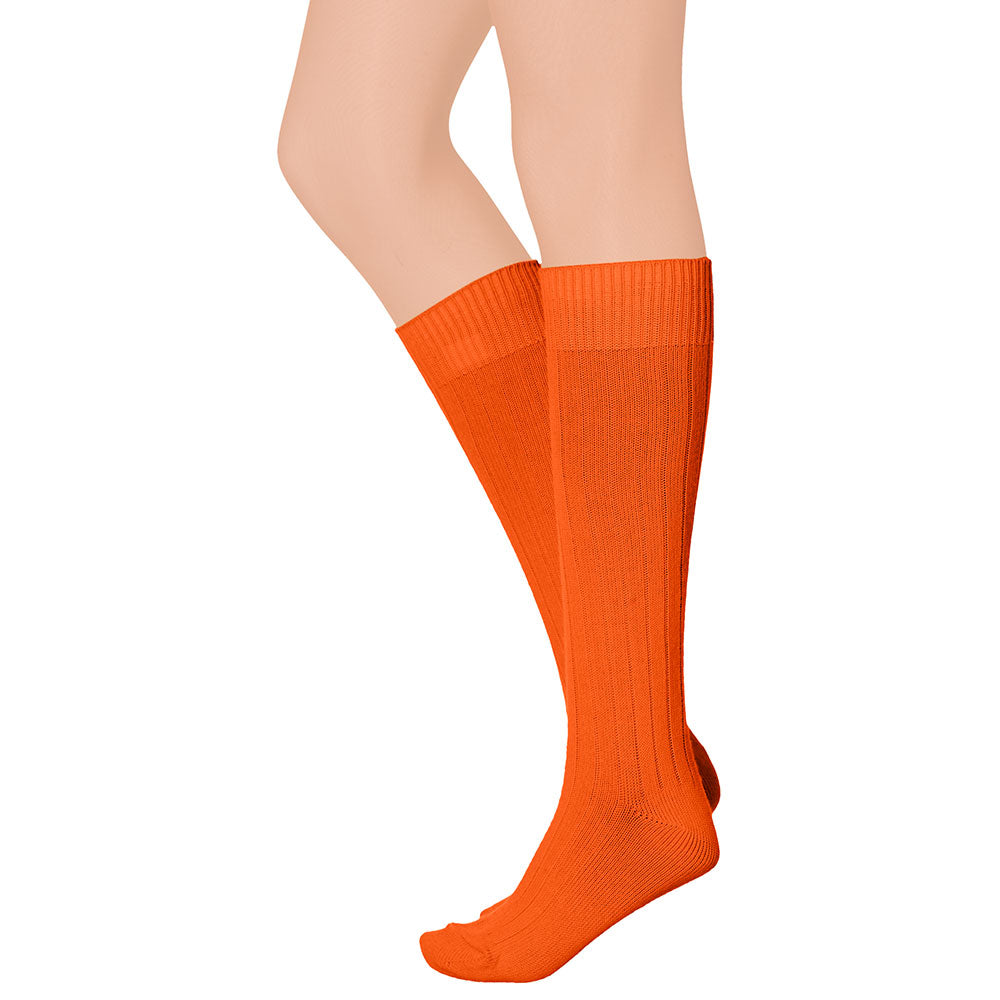 Chaussettes hautes épaisses Orange 41/47