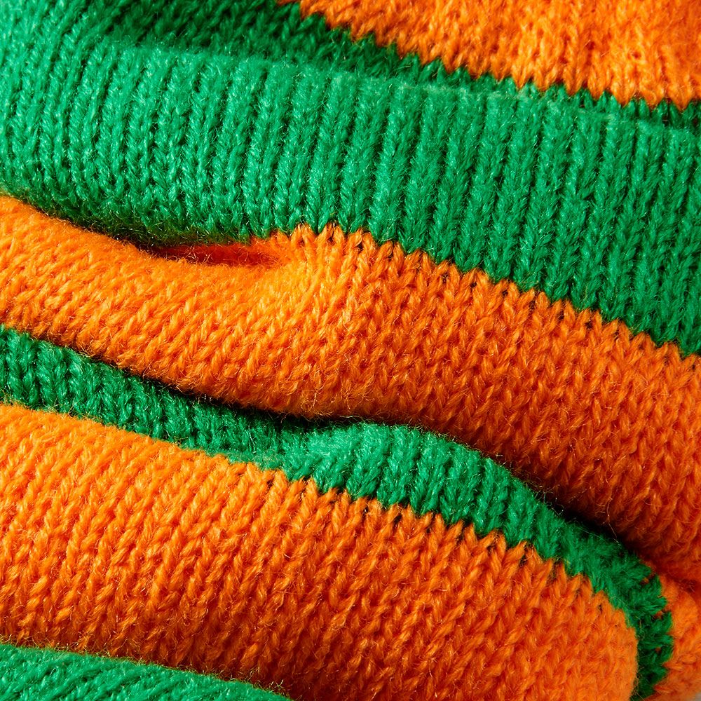 Jambières laine Orange/Vert OS