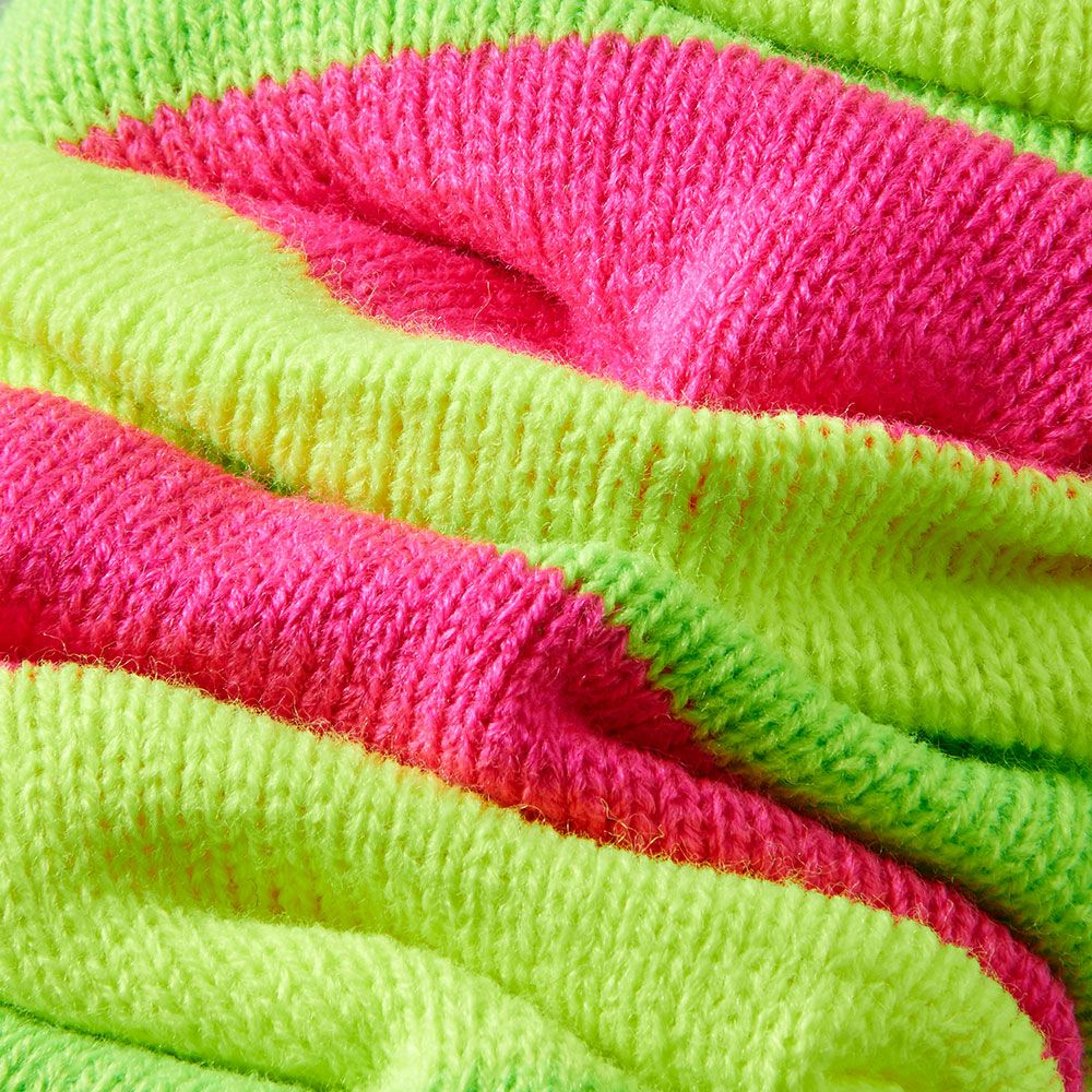 Jambières laine Multicolore fluo OS