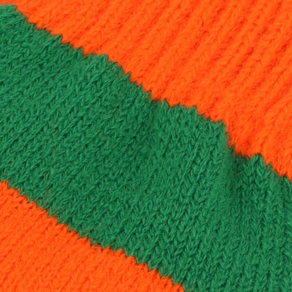 Mitaines laine Orange/Vert OS