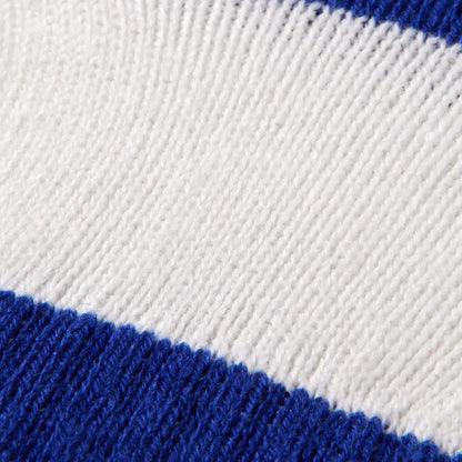 Mitaines laine Bleu cobalt/Blanc OS