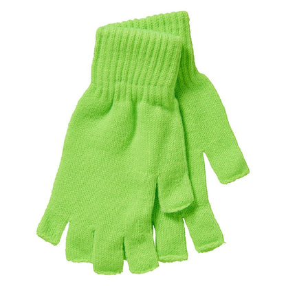 Mitaines laine Vert fluo OS