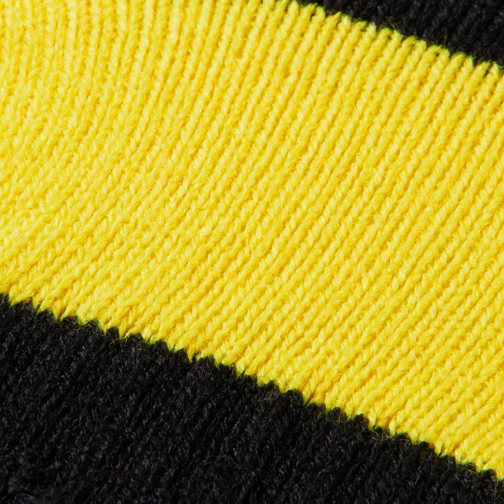 Mitaines laine Noir/Jaune OS