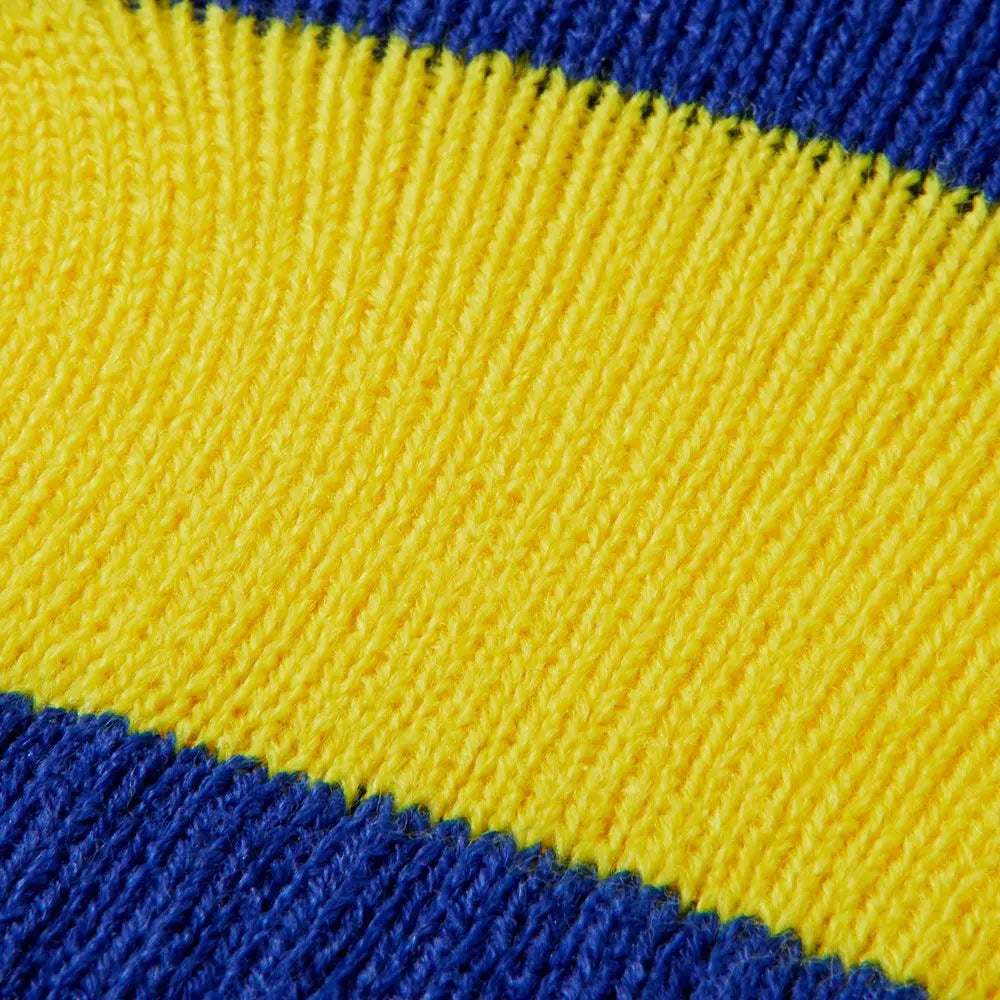 Mitaines laine Bleu cobalt/Jaune OS