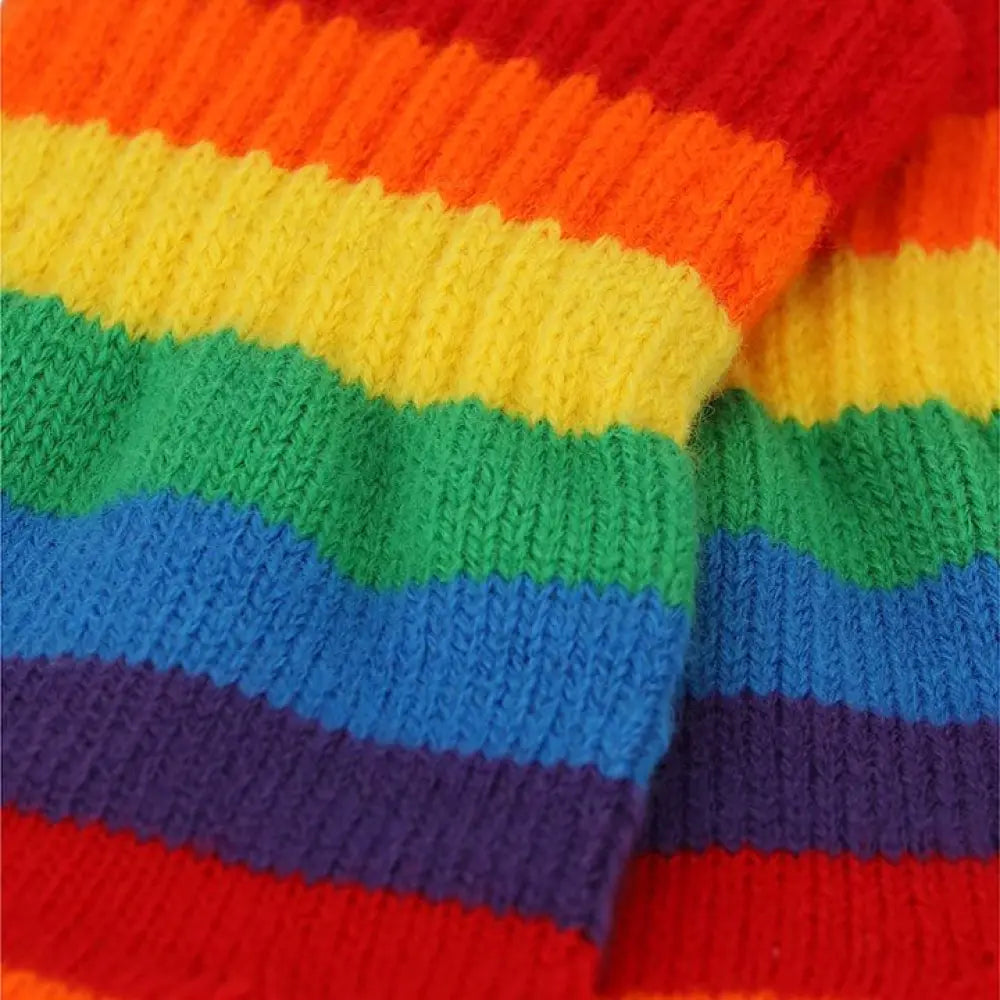 Mitaines laine Arc-en-Ciel OS