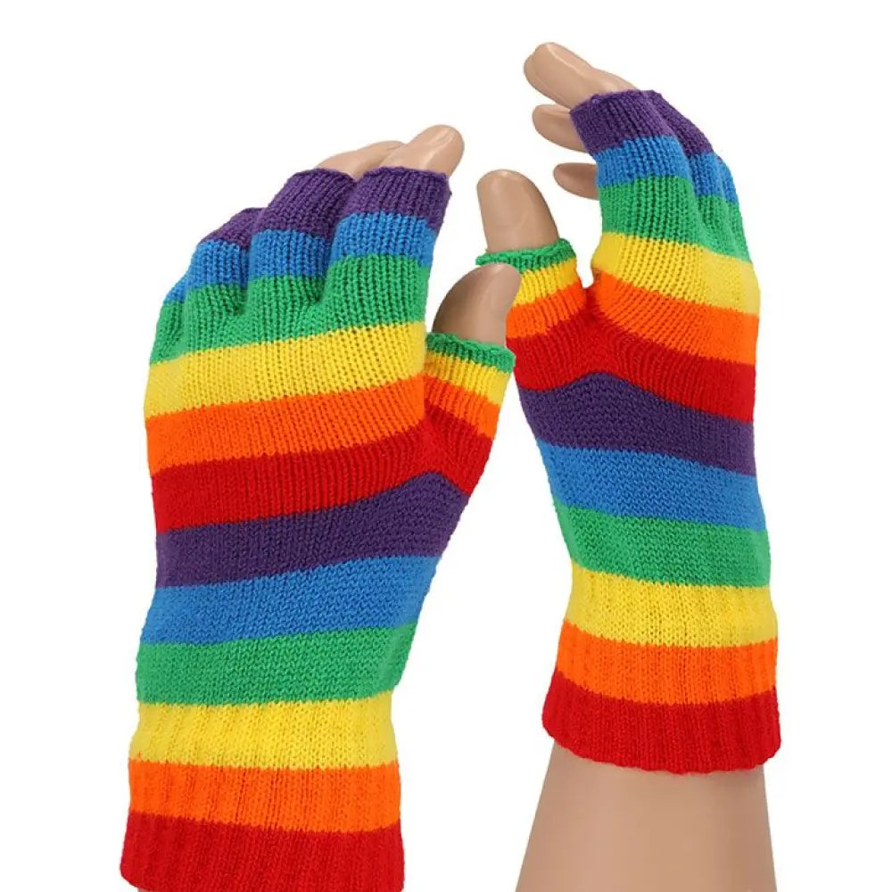 Mitaines laine Arc-en-Ciel OS