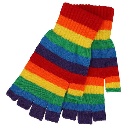 Mitaines laine Arc-en-Ciel OS