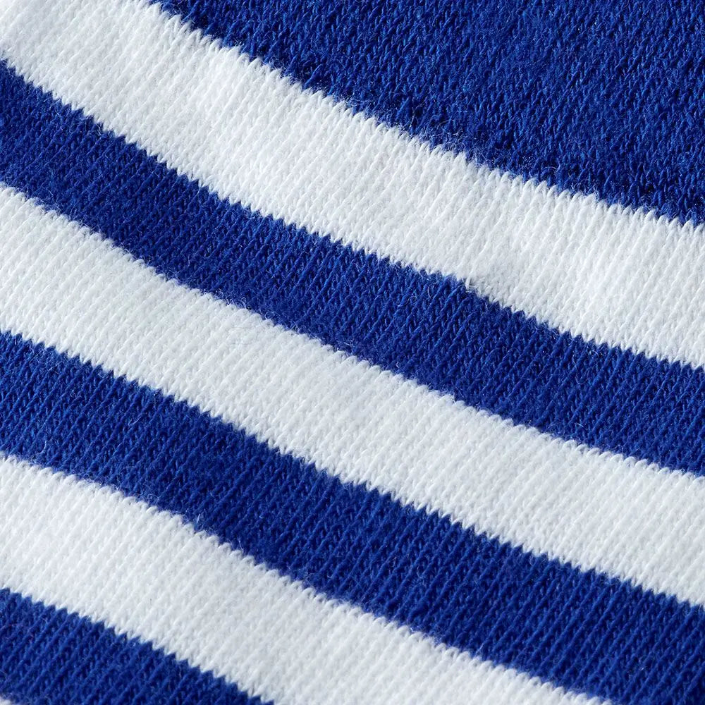 Chaussettes hautes légères Bleu cobalt/Blanc 41/46