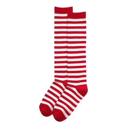 Chaussettes hautes légères Rouge/Blanc 41/46