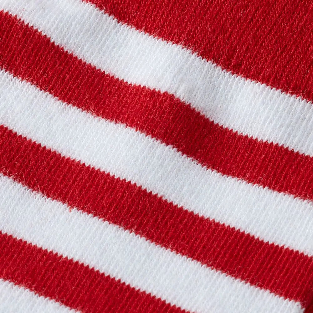 Chaussettes hautes légères Rouge/Blanc 41/46