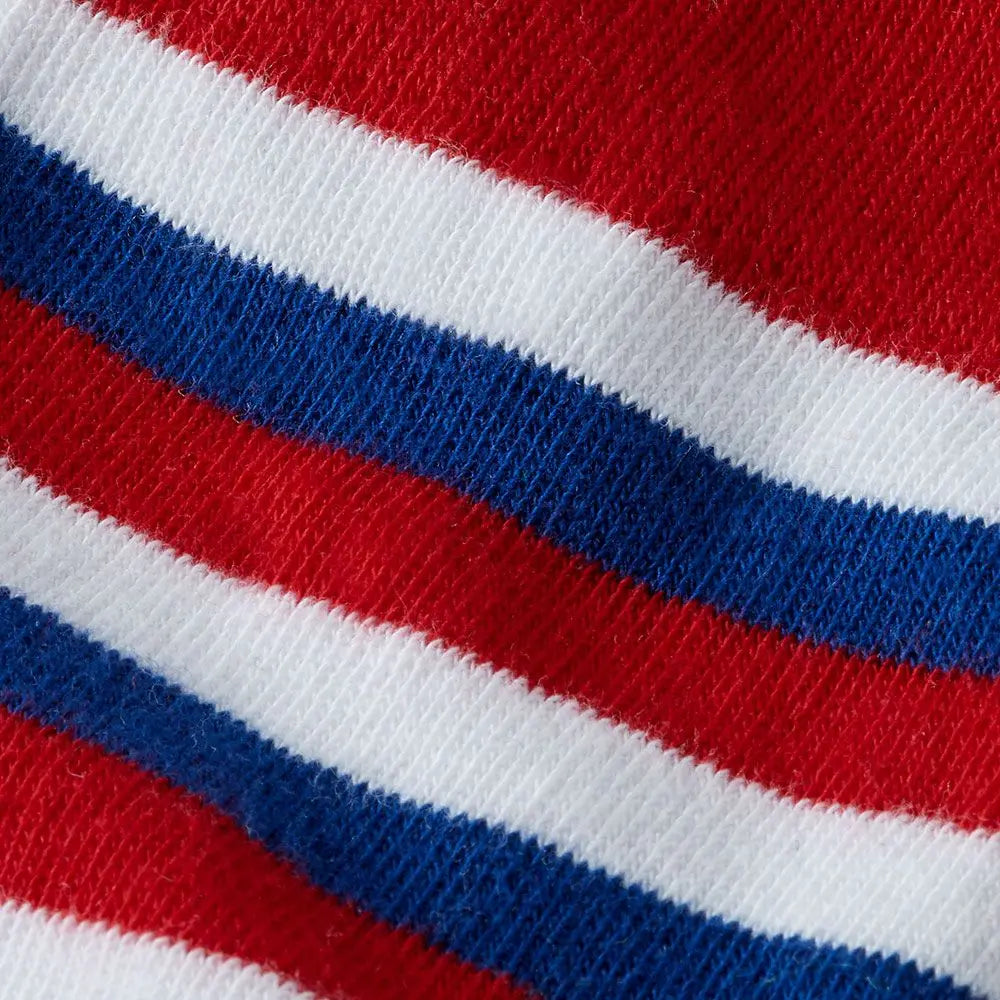 Chaussettes hautes légères Rouge/Blanc/Bleu 41/46