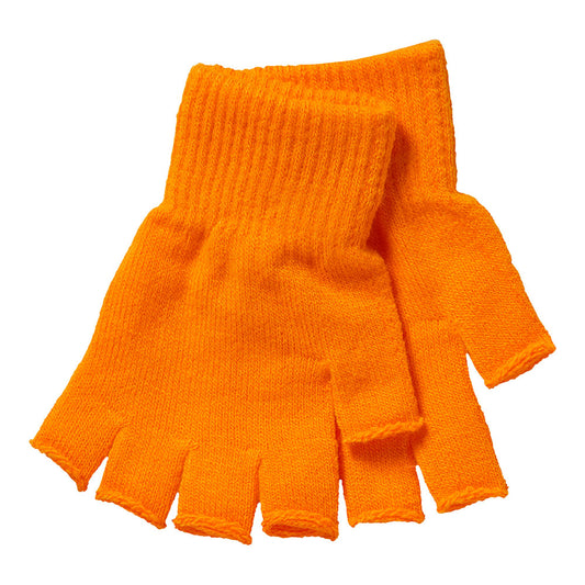 Mitaines laine enfant Orange fluo OS