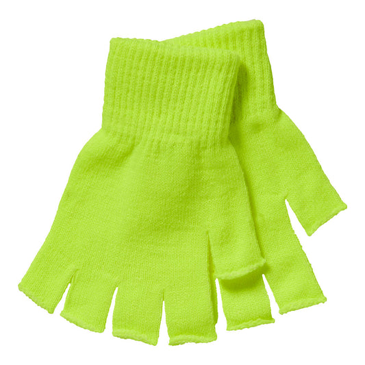 Mitaines laine enfant Jaune fluo OS