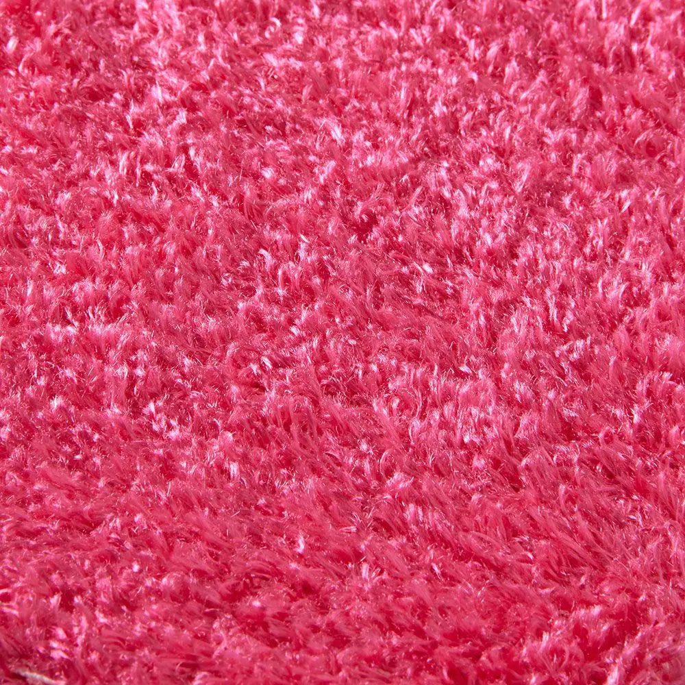 Mitaines peluche Rose fluo OS