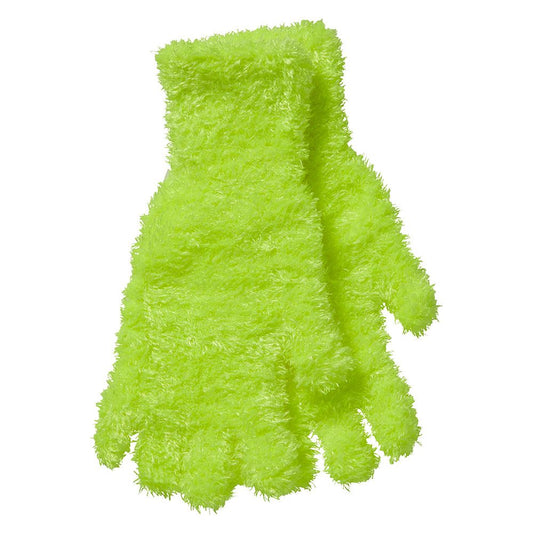 Mitaines peluche Jaune fluo OS