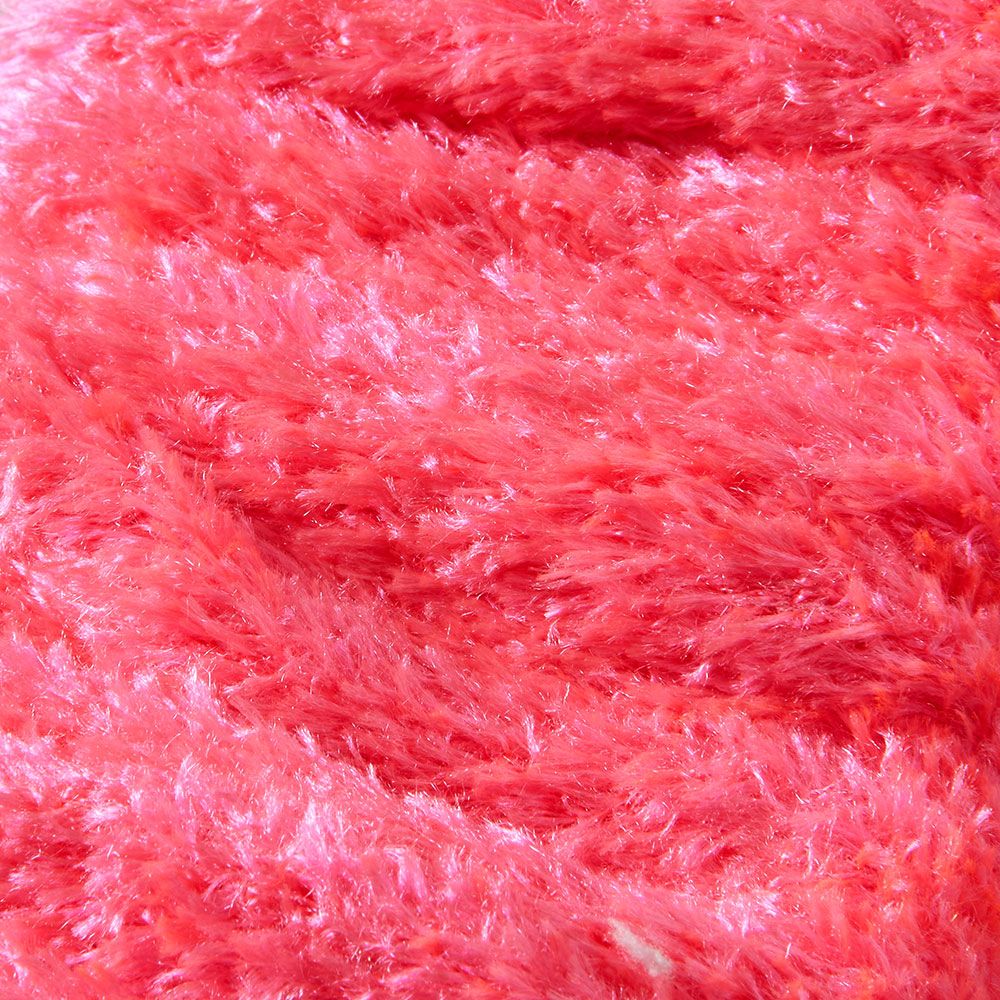 Jambières peluche Rose fluo OS