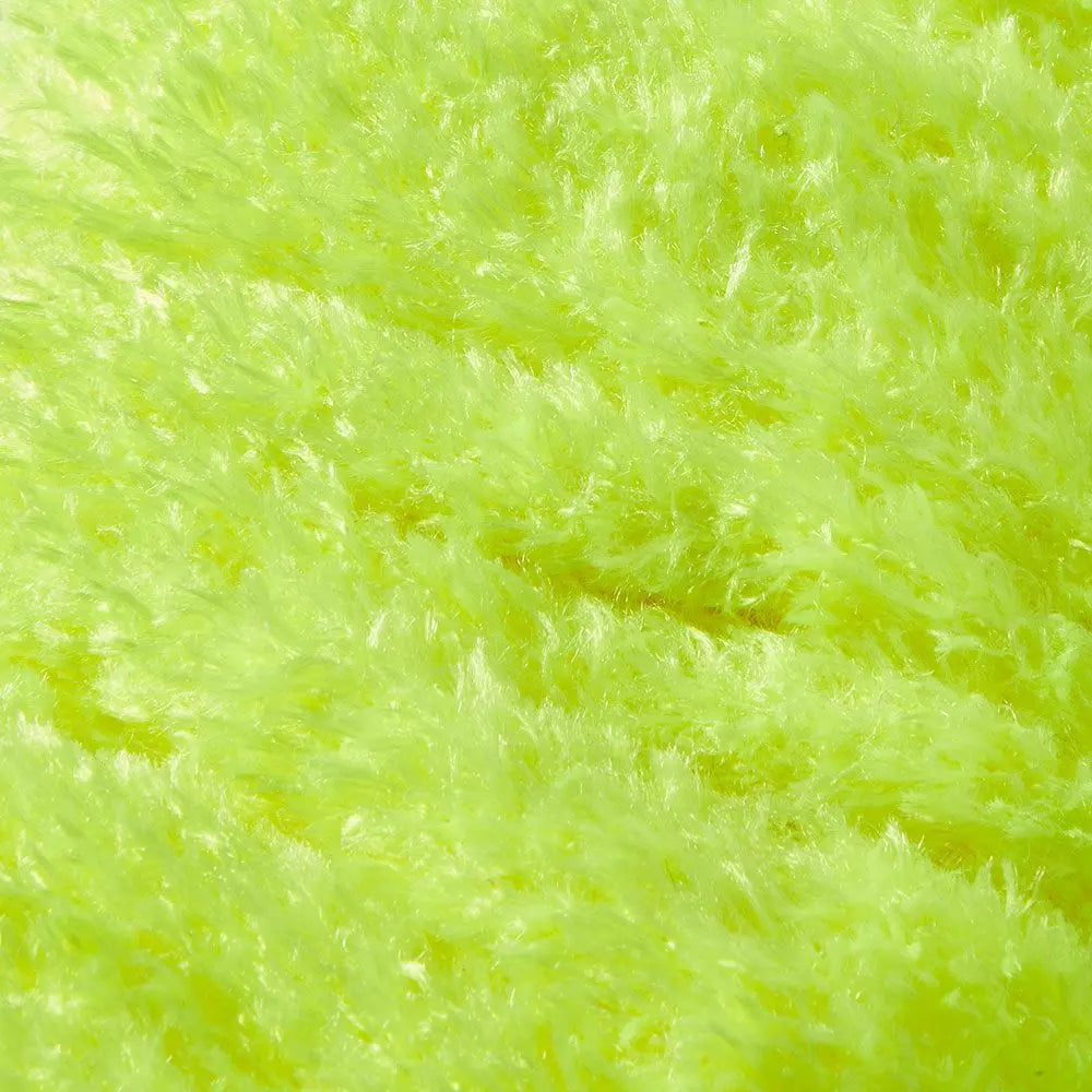 Jambières peluche Jaune fluo OS