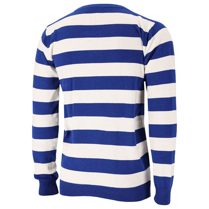 Pull Marinière Bleu Cobalt/Blanc - Taille L