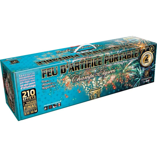 Feu d'Artifice Portable® CHAMPS-ÉLYSÉES® 2min
