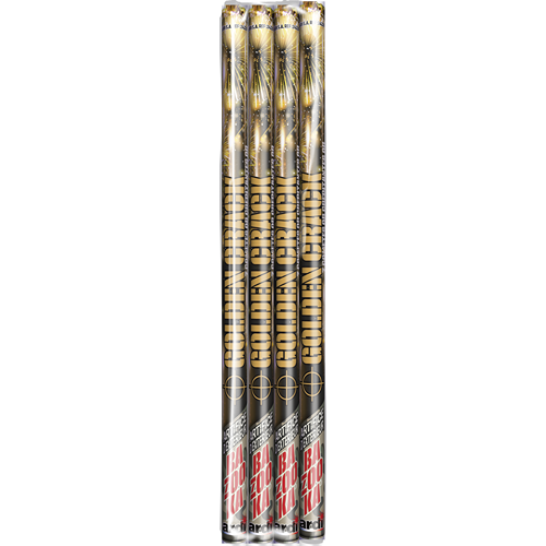 BAZOOKA® GOLDEN CRACK -  Calibre 20 mm - 7 comètes crépitantes or