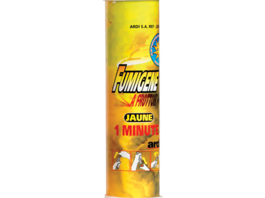 Fumigene frottoir jaune