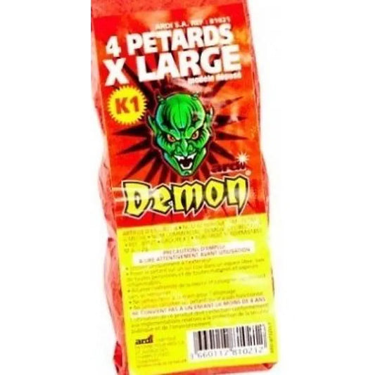 4 Pétards Démon® X LARGE