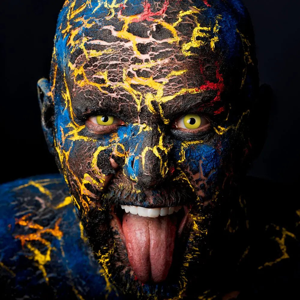 Lentilles Yellow Fear (Peur Jaune) - Jaune - 1 jour