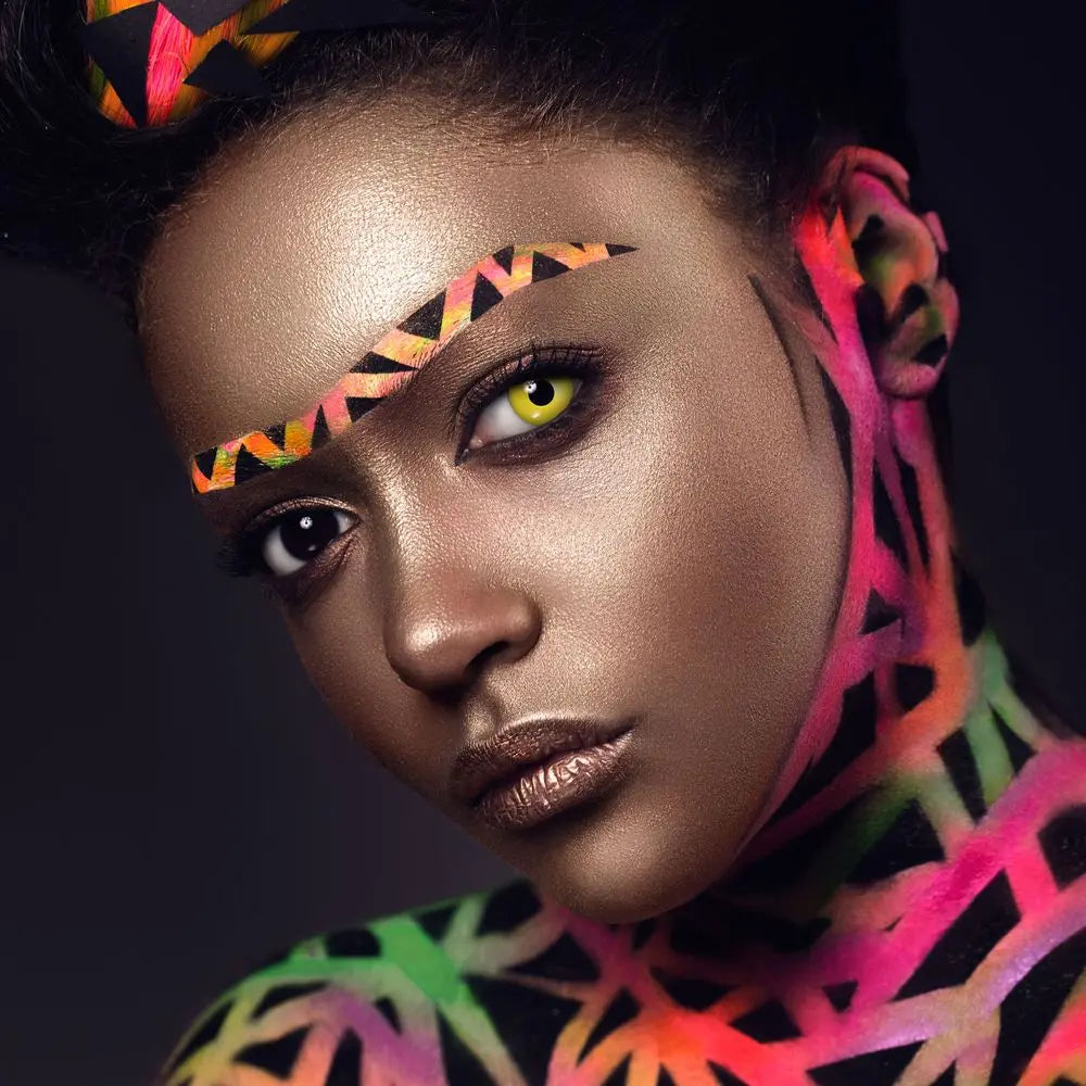 Lentilles Yellow Fear (Peur Jaune) - Jaune - 1 jour