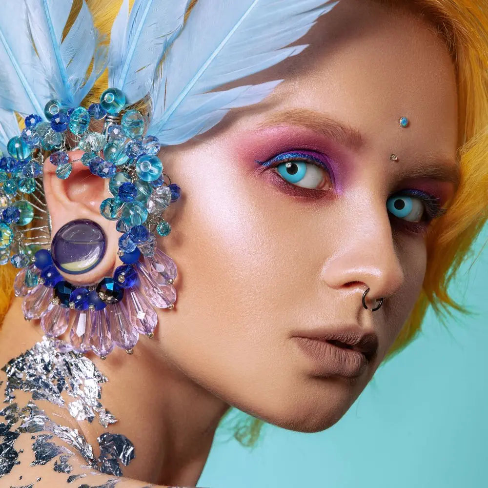 Lentilles Blue Galaxy (Galaxie Bleue) - Bleu - 1 jour