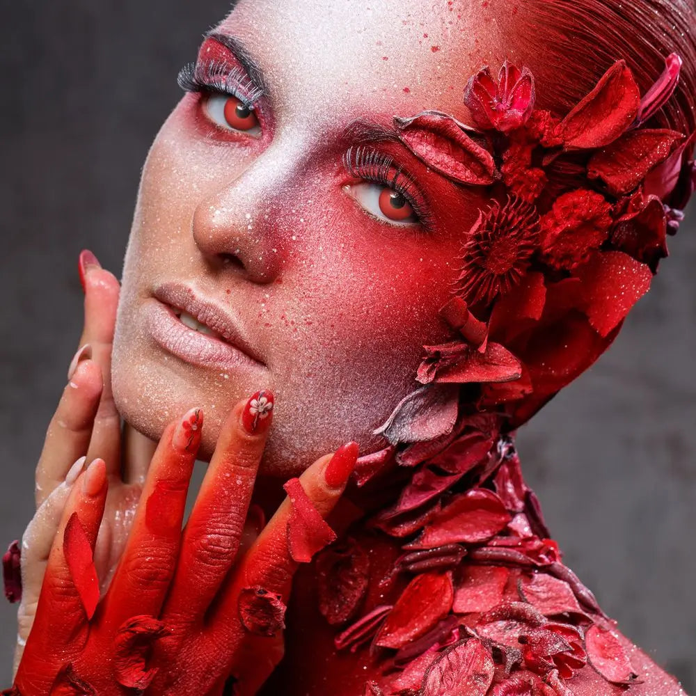 Lentilles Devil Eyes (Yeux de Démon) - Rouge et noir - 1 jour