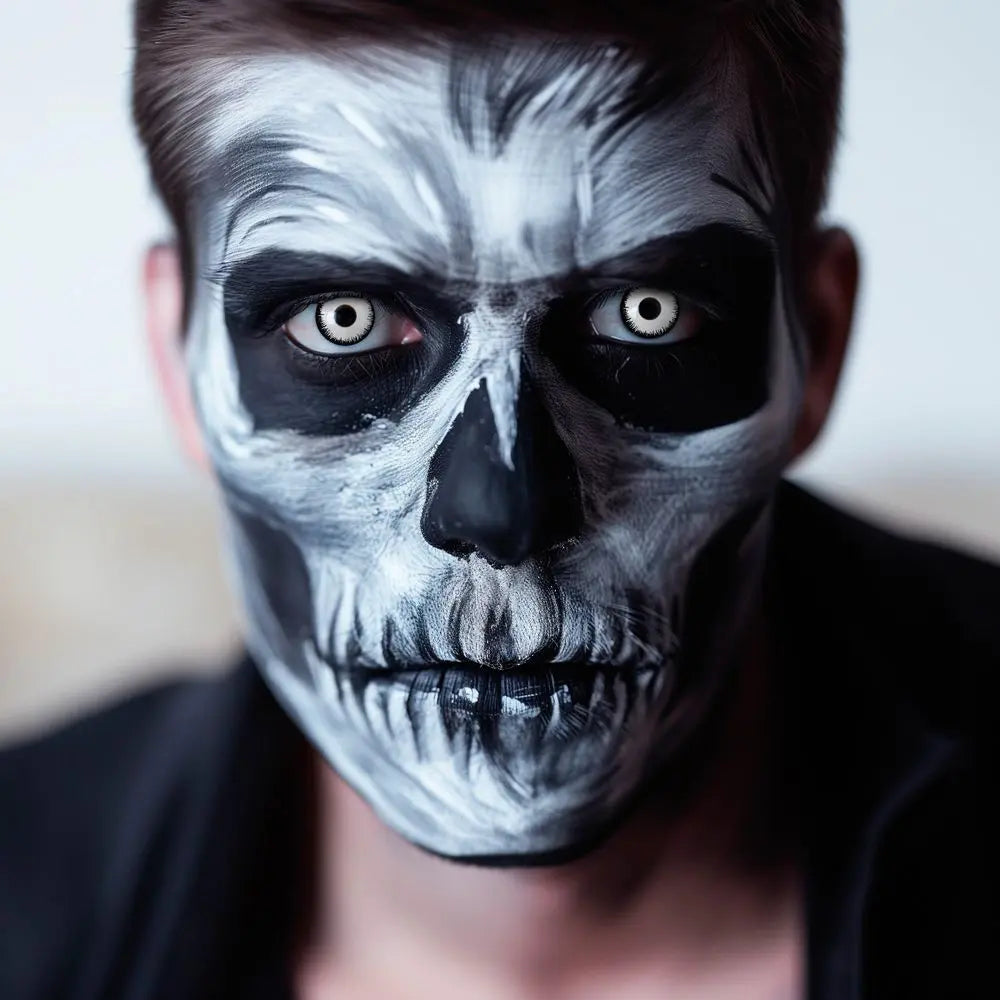 Lentilles Lunar (Lunaire) - Blanc et noir - 1 jour