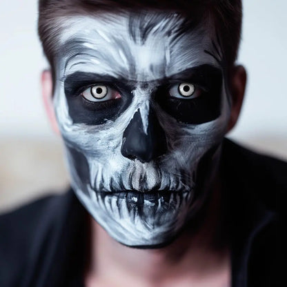 Lentilles Lunar (Lunaire) - Blanc et noir - 1 jour