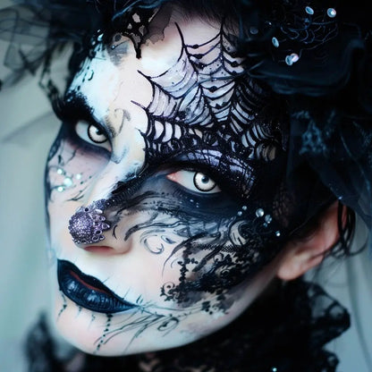 Lentilles Lunar (Lunaire) - Blanc et noir - 1 jour