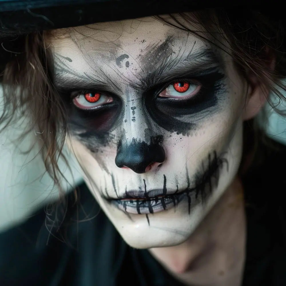 Lentilles Blood Veins (Veines Sanglantes) - Rouge et blanc - 1 jour