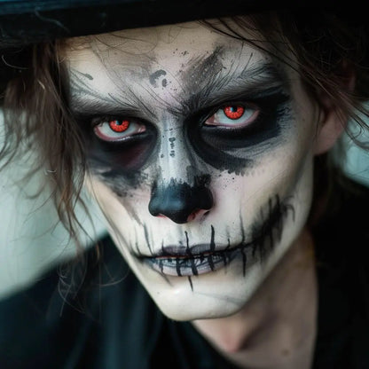 Lentilles Blood Veins (Veines Sanglantes) - Rouge et blanc - 1 jour