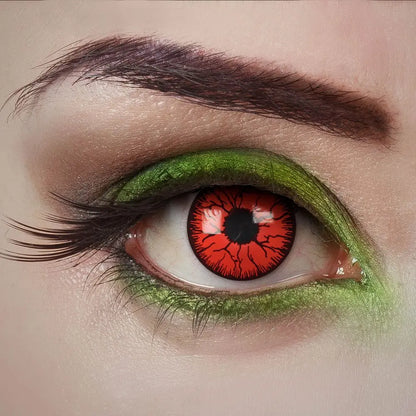 Lentilles Blood Veins (Veines Sanglantes) - Rouge et blanc - 1 jour