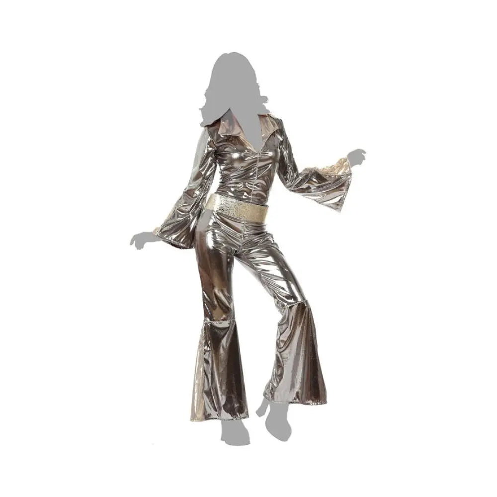 Costume Femme Disco Argenté Métal - XS/S