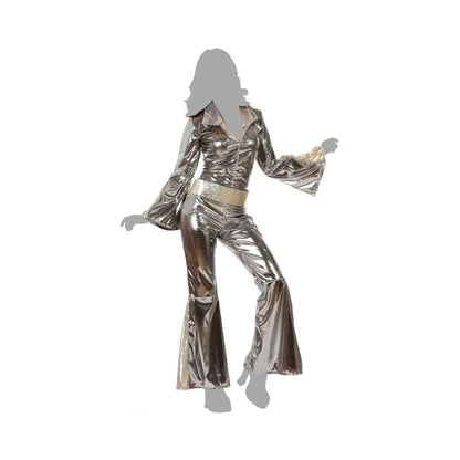 Costume Femme Disco Argenté Métal - XS/S