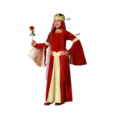 Costume Reine Médiévale - 10-12 ans