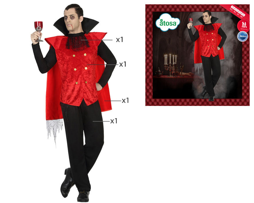 costume vampire M/L