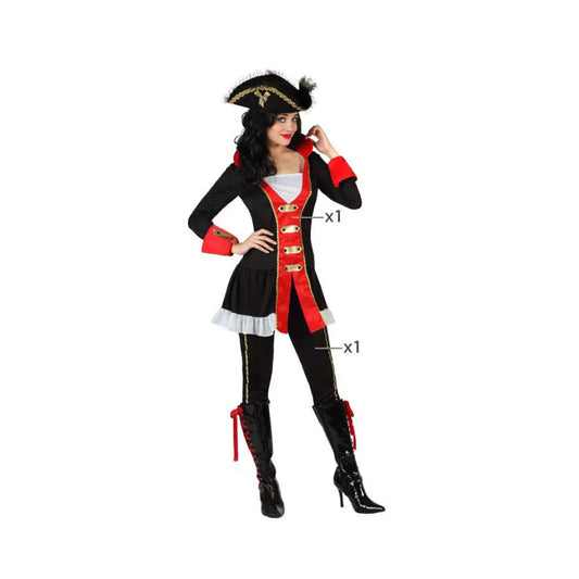 Costume Femme Pirate Capitaine - XS/S